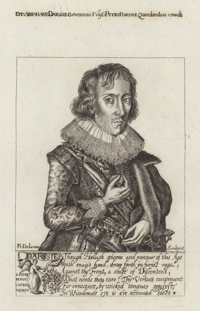 Portrét Abrahama Darssie od English School