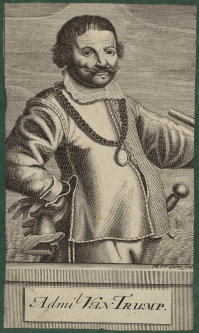 Portrét admirála Trumpa od English School