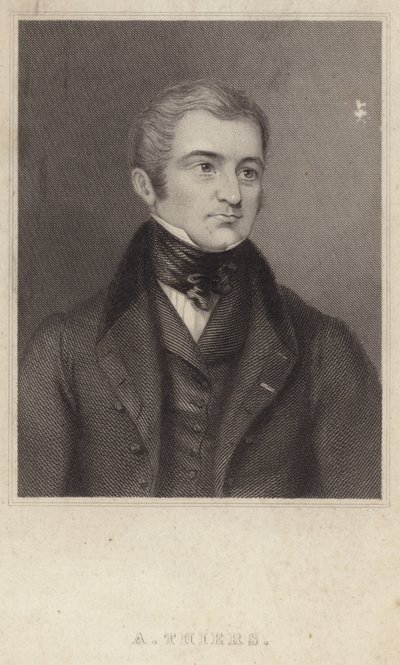 Portrét Adolphe Thiers od English School