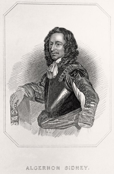 Portrét Algernona Sidneyho, 1835 od English School