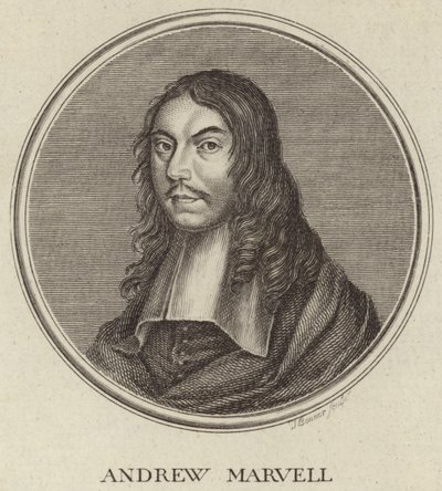 Portrét Andrewa Marvella od English School