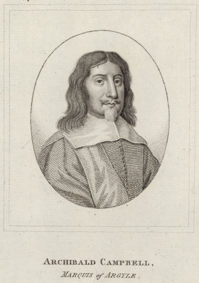 Portrét Archibalda Campbella od English School
