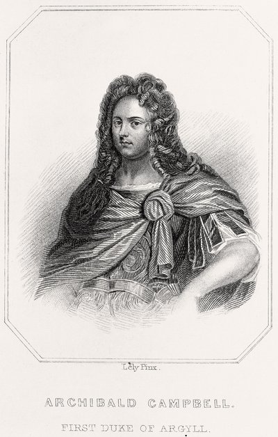 Portrét Archibalda Campbella, 1835 od English School