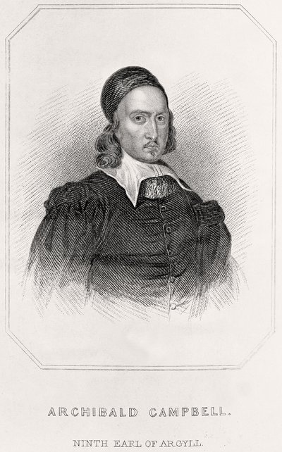 Portrét Archibalda Campbella, 9. hraběte z Argyll, 1835 od English School