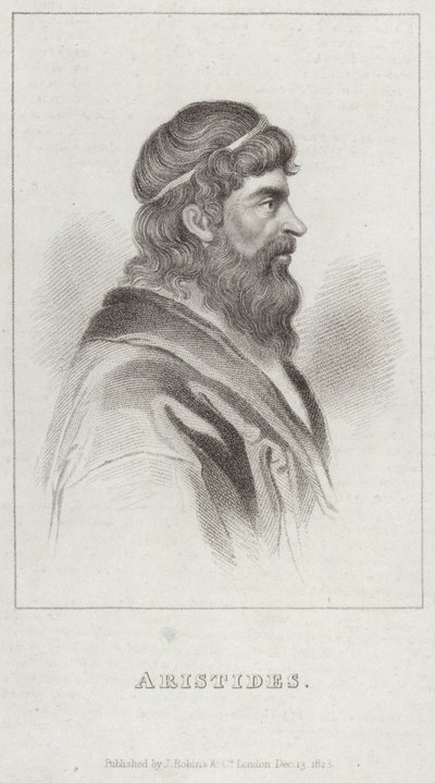 Portrét Aristida od English School