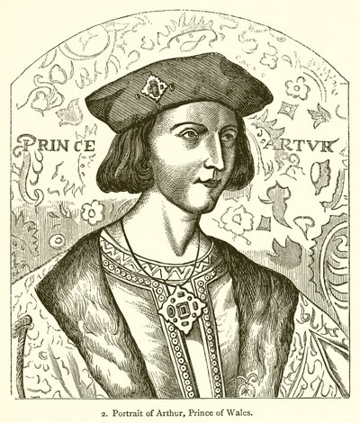Portrét Artuše, prince z Walesu od English School