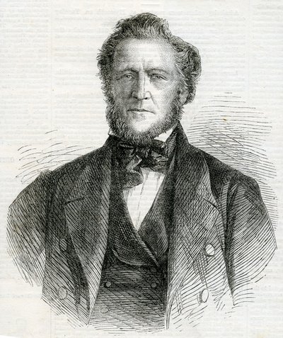 Portrét Brighama Younga, 1861 od English School