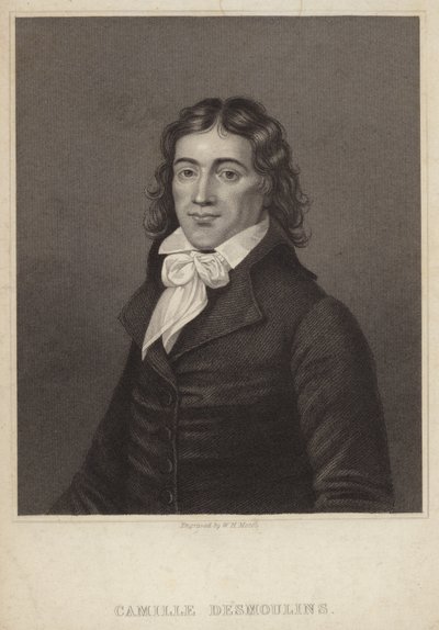 Portrét Camille Desmoulins od English School