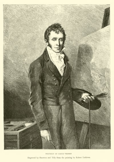 Portrét Carle Verneta od English School
