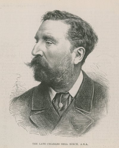 Portrét Charlese Bell Birche od English School