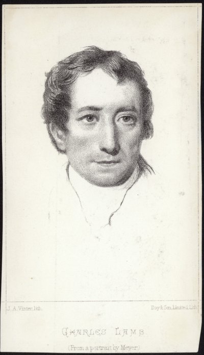 Portrét Charlese Lamba od English School