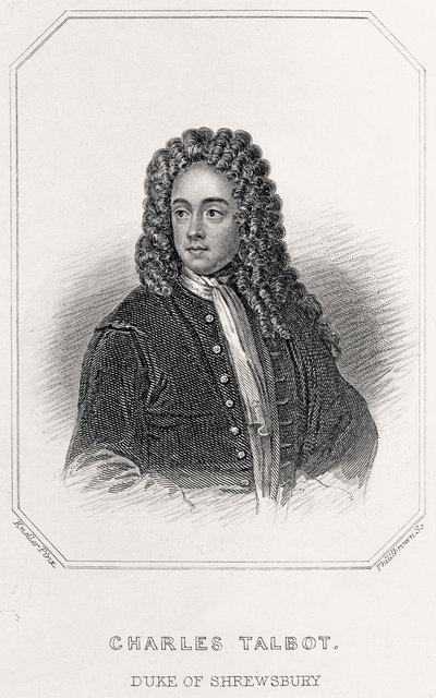 Portrét Charlese Talbota, vévody ze Shrewsbury, 1835 od English School