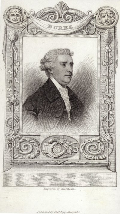 Portrét Edmunda Burkeho od English School