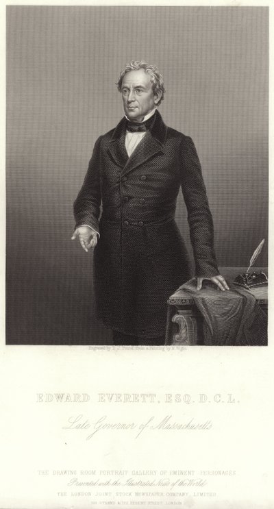Portrét Edwarda Everetta od English School