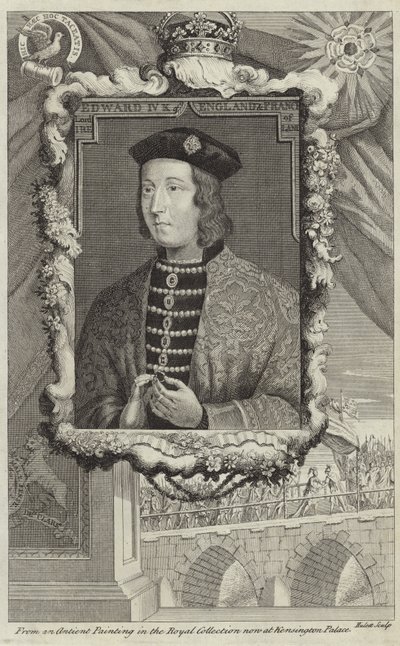 Portrét anglického Edwarda IV od English School