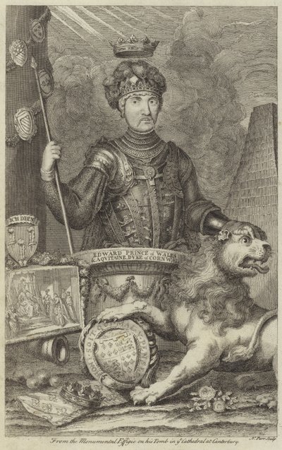 Portrét Edwarda, prince z Walesu od English School