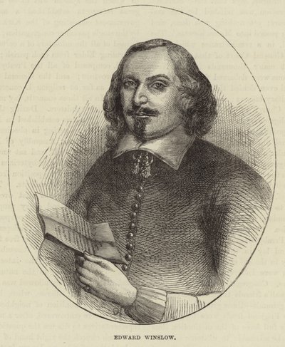 Portrét Edwarda Winslowa od English School