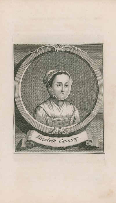 Portrét Elizabeth Canning od English School