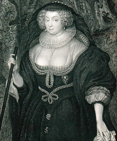 Portrét Frances Howardové (asi 1578-1639) vévodkyně z Richmondu z filmu „Lodge