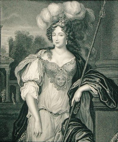 Portrét Frances Teresy Stuartové (1647-1702), vévodkyně z Richmondu a Lennoxu, z knihy "Lodge