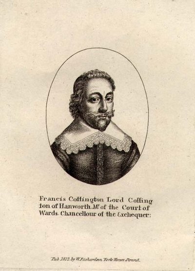 Portrét Francise Cottingtona, hospoda barona Cottingtona (asi 1578-1652). 1812 (rytina) od English School