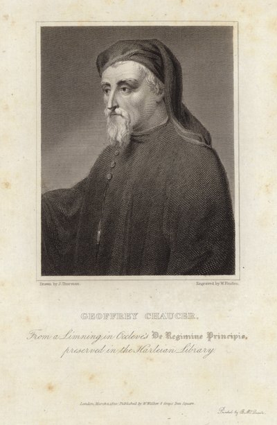 Portrét Geoffreyho Chaucera od English School