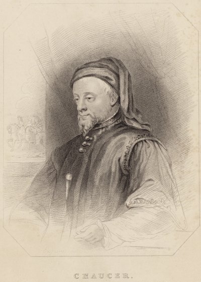 Portrét Geoffreyho Chaucera od English School