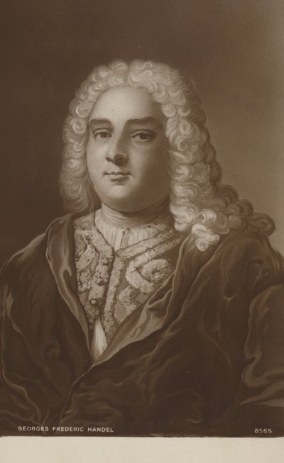 Portrét George Friedricha Händela od English School