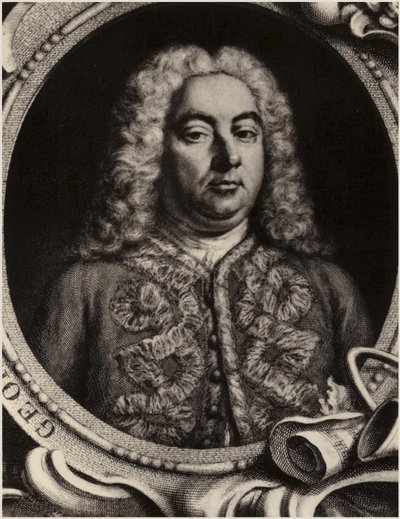 Portrét George Friedricha Händela od English School