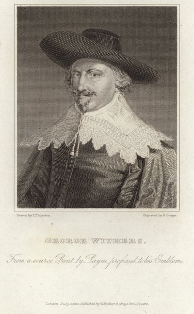 Portrét George Withera od English School
