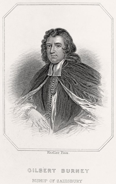 Portrét Gilberta Burneta, biskupa ze Salisbury od English School