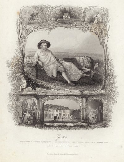 Portrét Goetha od English School