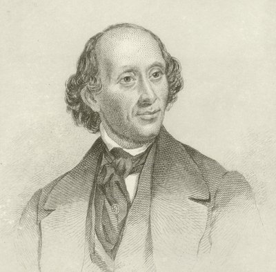 Portrét Hanse Christiana Andersena od English School
