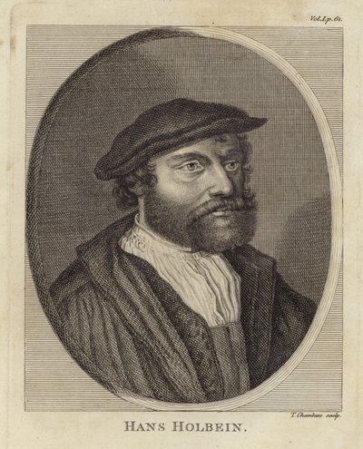 Portrét Hanse Holbeina mladšího od English School