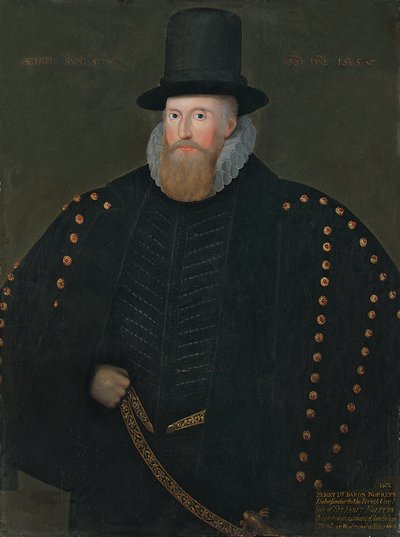 Portrét Jindřicha, prvního barona Norrise, z Rycote, 1585 od English School