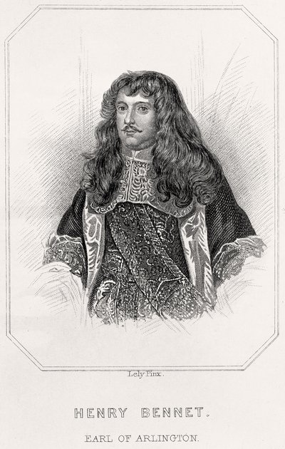 Portrét Henryho Benneta, hraběte z Arlingtonu, 1835 od English School