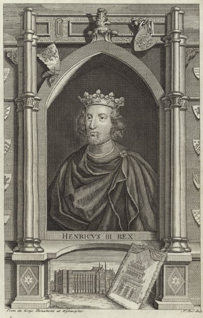 Portrét anglického Jindřicha III od English School