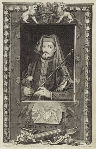 Portrét anglického Jindřicha IV od English School