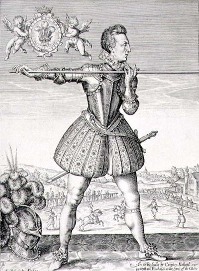 Portrét Jindřicha, prince z Walesu (1594-1612) vyrytý Simonem de Passe (1595-1647) 1612 (rytina) od English School