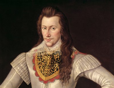 Portrét Henryho Wriothesleyho (1573-1624) 3. hrabě ze Southamptonu kolem roku 1600 (detail) od English School