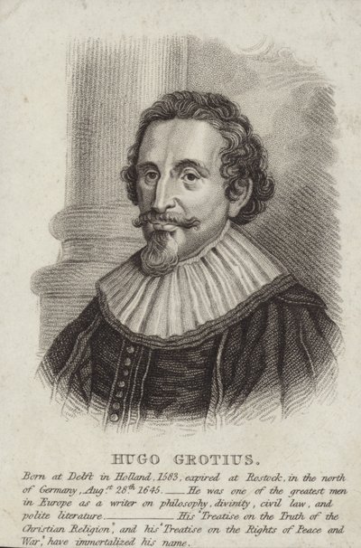 Portrét Huga Grotia od English School