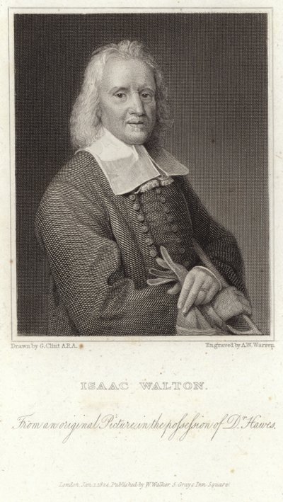 Portrét Izaaka Waltona od English School