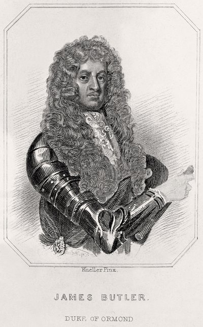 Portrét Jamese Butlera, druhého vévody z Ormondu, 1835 od English School