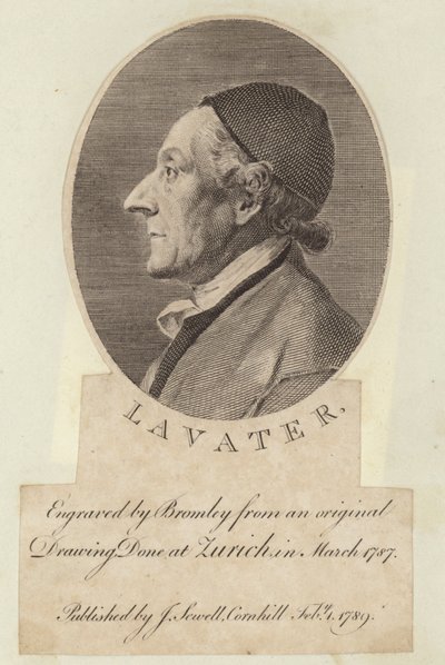 Portrét Johanna Kaspara Lavatera od English School