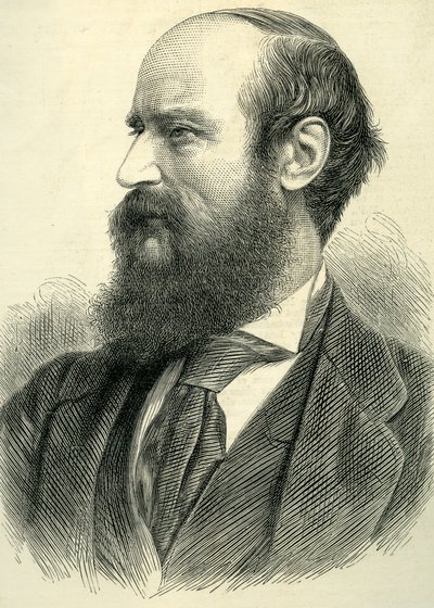 Portrét Johna Bagnolda Burgesse, 1877 od English School