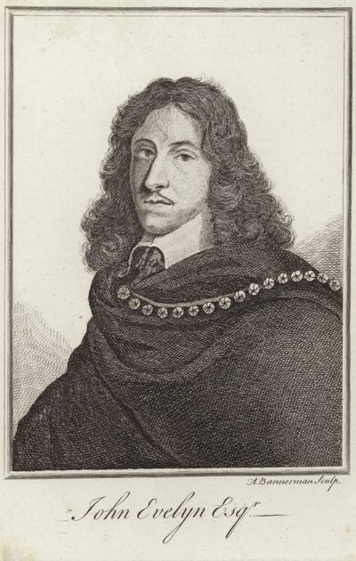 Portrét Johna Evelyn od English School