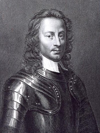 Portrét Johna Hampdena (1594-1643) (rytina) od English School