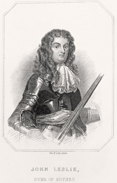 Portrét Johna Leslieho, vévody z Rothes, 1835 od English School