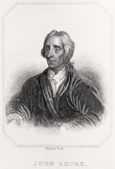 Portrét Johna Locka, 1835 od English School