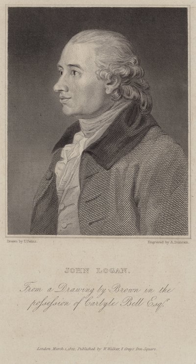 Portrét Johna Logana od English School